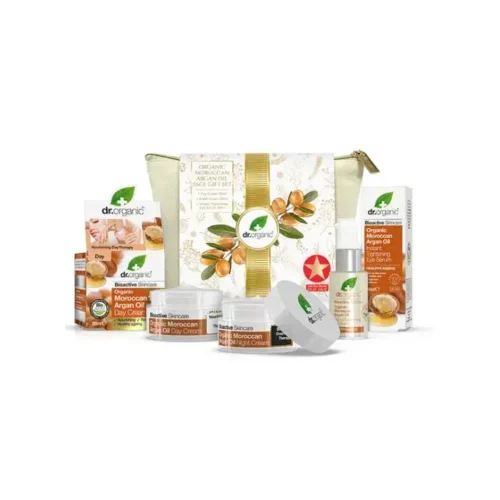 60985952_large.webp Dr. Organic Moroccan Argan Oil Face Gift Set
