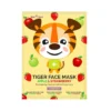 Montagne Jeunesse Tiger Face Mask 1 Unit - Fun Animal Print, Deep Cleansing & Hydrating Facial Sheet Mask