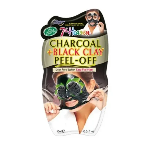 60986365_large.webp Montagne Jeunesse Charcoal + Black Clay Peel-Off Mask 10ml - Deep Cleansing & Purifying Skincare Solution