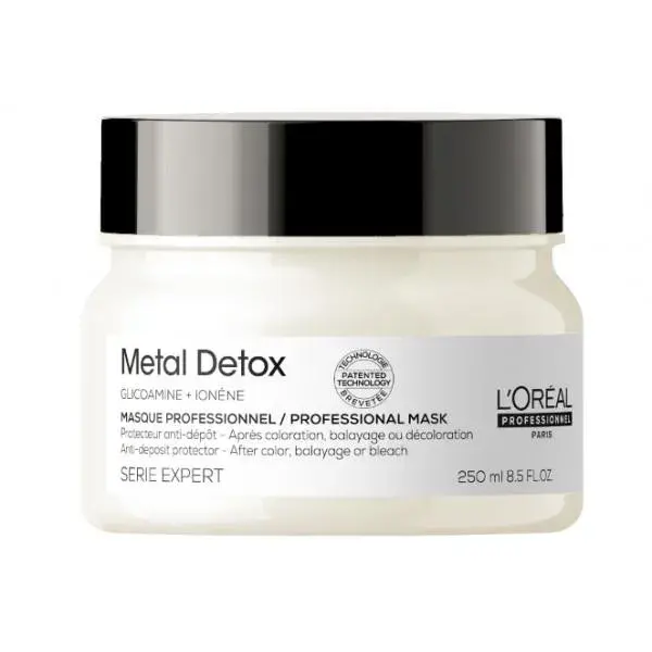 L'Oreal Professionnel Metal Detox Professional Mask 250ml - Intensive Hair Detox Treatment