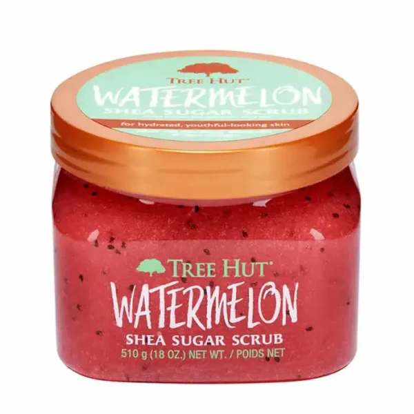 Tree Hut Watermelon Shea Sugar Scrub 510g - Exfoliating & Hydrating Body Scrub with Essential Oils