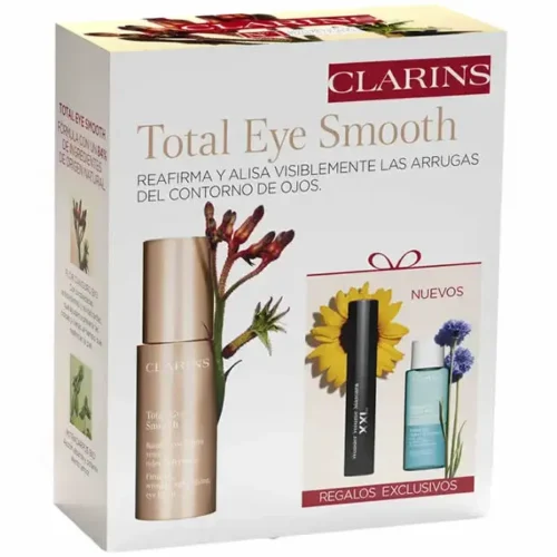 61002188_large.webp Clarins Total Eye Smooth Set - 3 Pieces (15ml Each) | Anti-Aging Eye Cream | Reduces Wrinkles, Puffiness & Dark Circles
