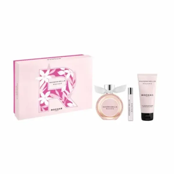 Rochas Mademoiselle Rochas Eau De Parfum Spray 90ml Set - Luxurious 3-Piece Gift Set for Women