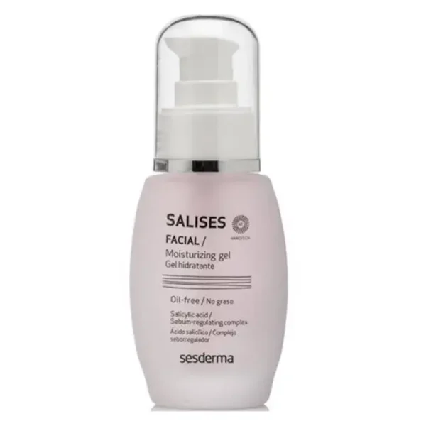 Sesderma Salises Moisturizing Gel 50ml - Oil-Free Hydrating Formula for Oily & Acne-Prone Skin