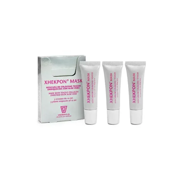 Xhekpon Collagen Tensile Face Mask - Pack of 3 (10ml Each) - Hydrating & Firming Skin Treatment