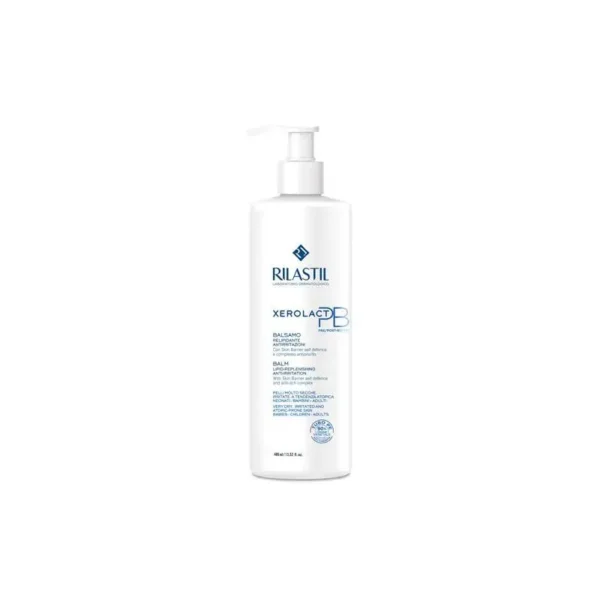 Rilastil Xerolact Pb Anti-irritation Relipidising Balm 400ml - Intensive Moisturizing & Soothing Formula for Sensitive Skin