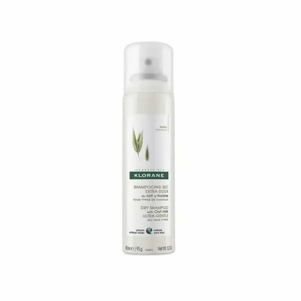 Klorane Extra Gentle Dry Shampoo With Oat Milk 150ml - Refresh & Revitalize Your Hair Instantly
