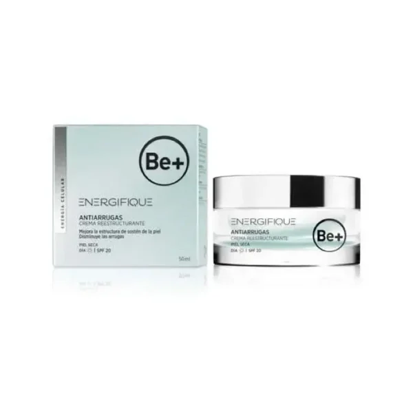 BE+ Energifique Anti-Wrinkle Day Cream for Dry Skin - 50ml | Advanced Hydration & Anti-Aging Formula