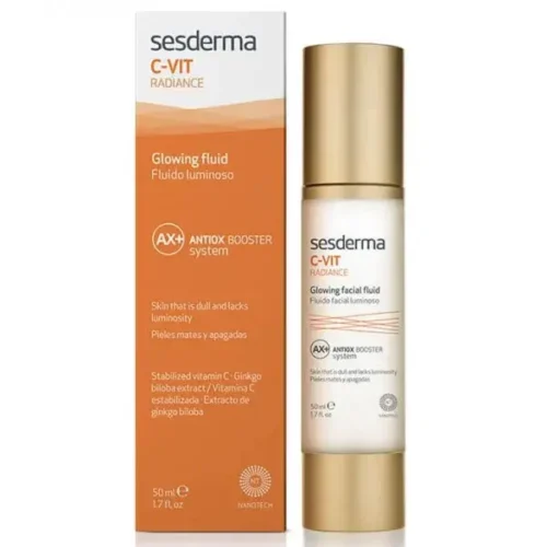 61035137_large.webp Sesderma C Vit Radiance Glowing Fluid Antioxidant Booster System - 50ml | Revitalize and Brighten Your Skin