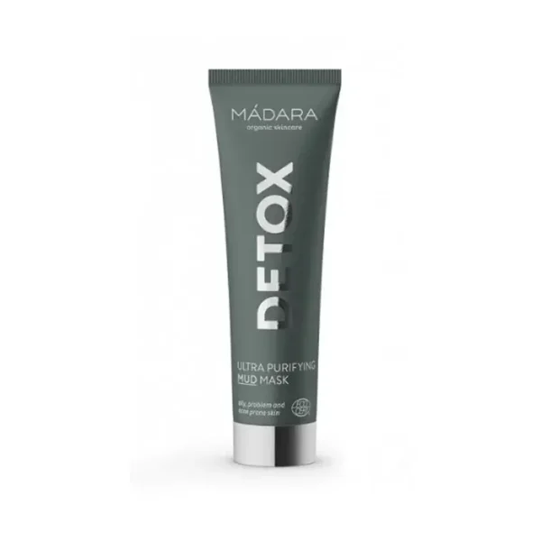 Madara Detox Ultra Purifying Mud Mask 60ml - Deep Cleansing and Revitalizing Skincare Treatment