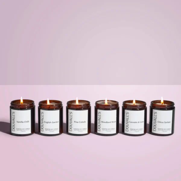 Eco Soy Wax Scented Candles 180g | Hand-Poured in England | Essential Oil Blends