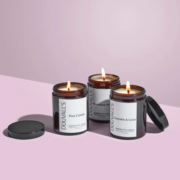 Eco Soy Wax Scented Candles 180g | Hand-Poured in England | Essential Oil Blends