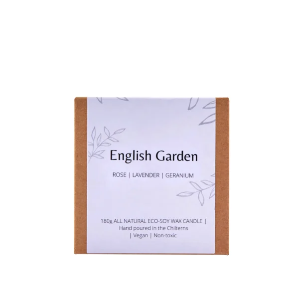 Eco Soy Wax Scented Candles 180g | Hand-Poured in England | Essential Oil Blends