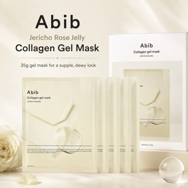Abib Collagen Gel Mask Jericho Rose Jelly 35g collagen gel sheet mask with moisture care skin-firm feel and comfortable wear