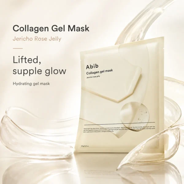 Abib Collagen Gel Mask Jericho Rose Jelly 35g hydrating collagen gel mask for lifted supple glow and moisture care