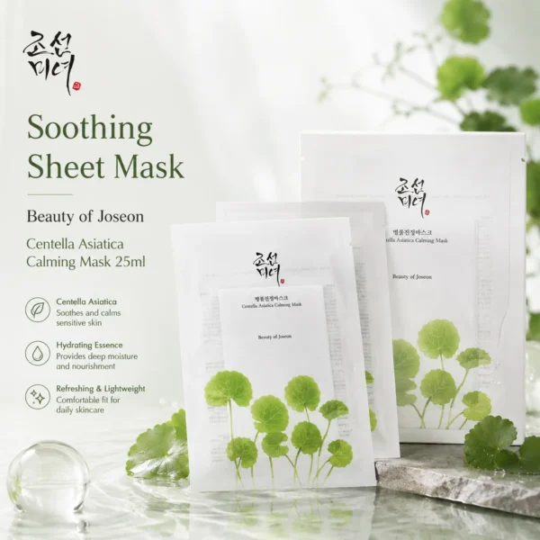 Beauty of Joseon Centella Asiatica Calming Mask 25ml 1ea botanical calming mask with moisture care and refreshing lightweight essence