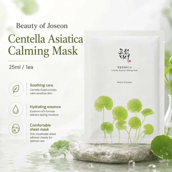 Beauty of Joseon Centella Asiatica Calming Mask 25ml 1ea soothing sheet mask for calming sensitive skin and lightweight hydration
