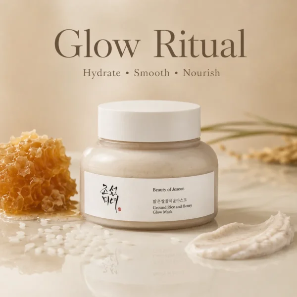 Beauty of Joseon Ground Rice and Honey Glow Mask 150ml realistic glow ritual skincare essentials image for nourishing wash-off mask