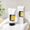 COSRX Advanced Snail Mucin Gel Cleanser 150ml real product cleanser display with authentic tube packaging and minimalist styling