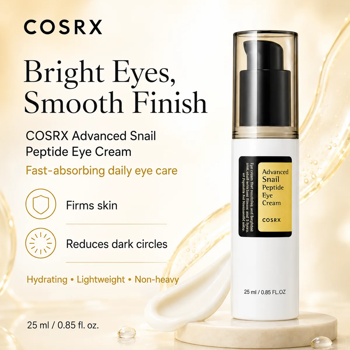 COSRX Advanced Snail Peptide Eye Cream 25ml - Image 7