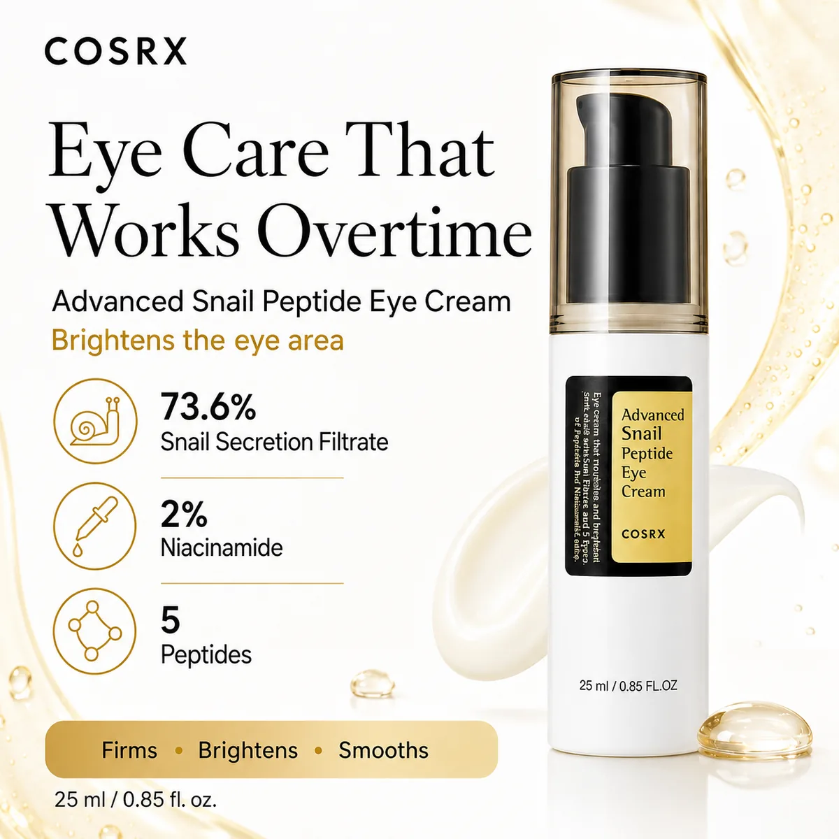 COSRX Advanced Snail Peptide Eye Cream 25ml - Image 5