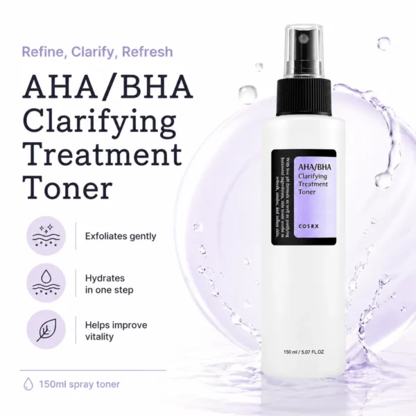 cosrx-aha-bha-clarifying-treatment-toner-150ml-refine-clarify-refresh COSRX AHA/BHA Clarifying Treatment Toner 150ml