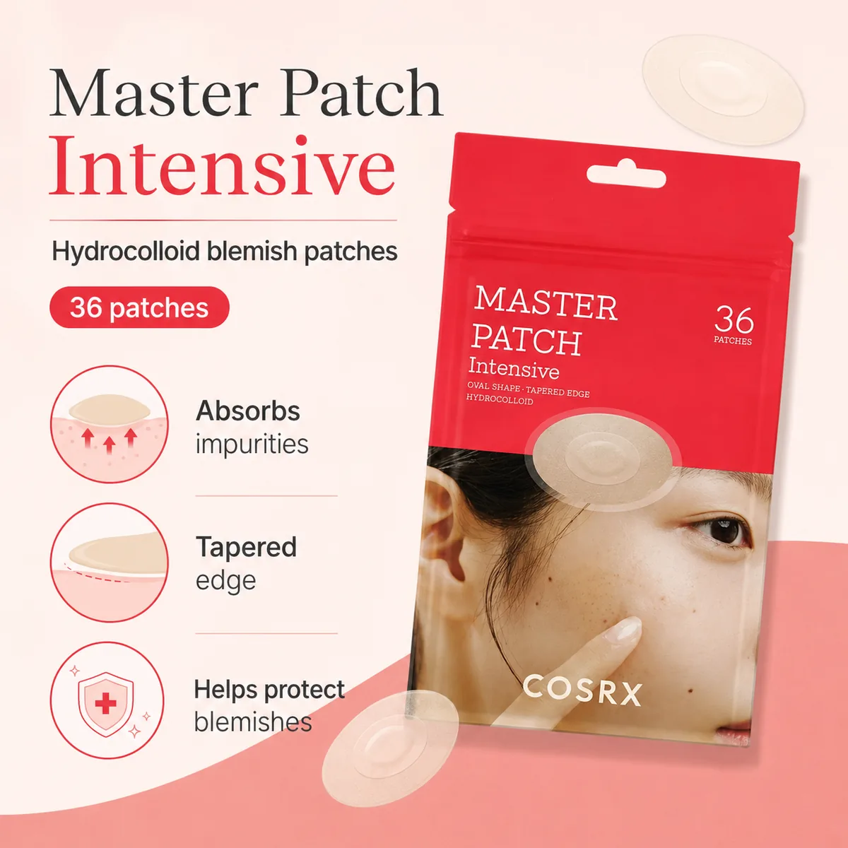 COSRX Master Patch Intensive Healing Blemish Patches 36pcs - Image 3