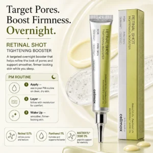 retinal_shot_overnight_skincare_infographic Celimax Retinal Shot Tightening Booster 15ml