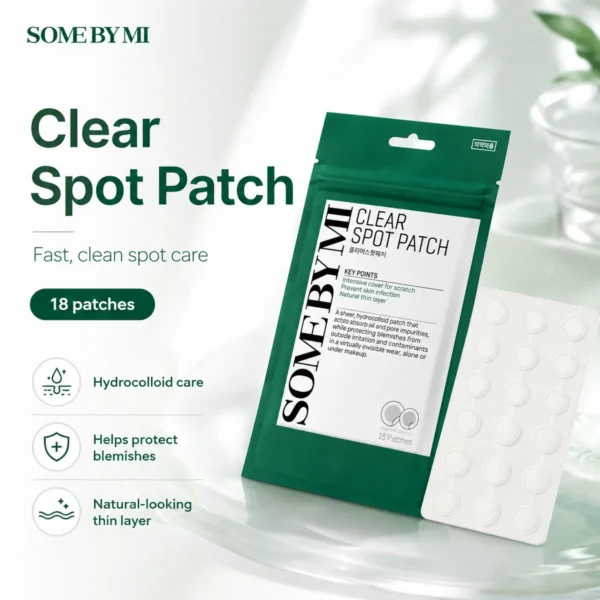 some-by-mi-clear-spot-patch-18pcs-fast-clean-spot-care-1 SOME BY MI Clear Spot Patch 18pcs hydrocolloid spot patches for fast clean blemish care and natural-looking thin coverage