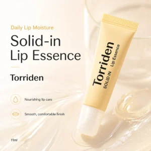 Torriden Solid-in Lip Essence 11ml daily lip moisture essence for nourishing lip care and smooth comfortable finish
