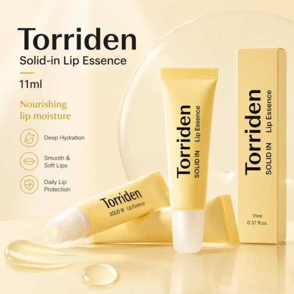 Torriden Solid-in Lip Essence 11ml comfortable daily lip care with ceramide moisture care and soft lip texture